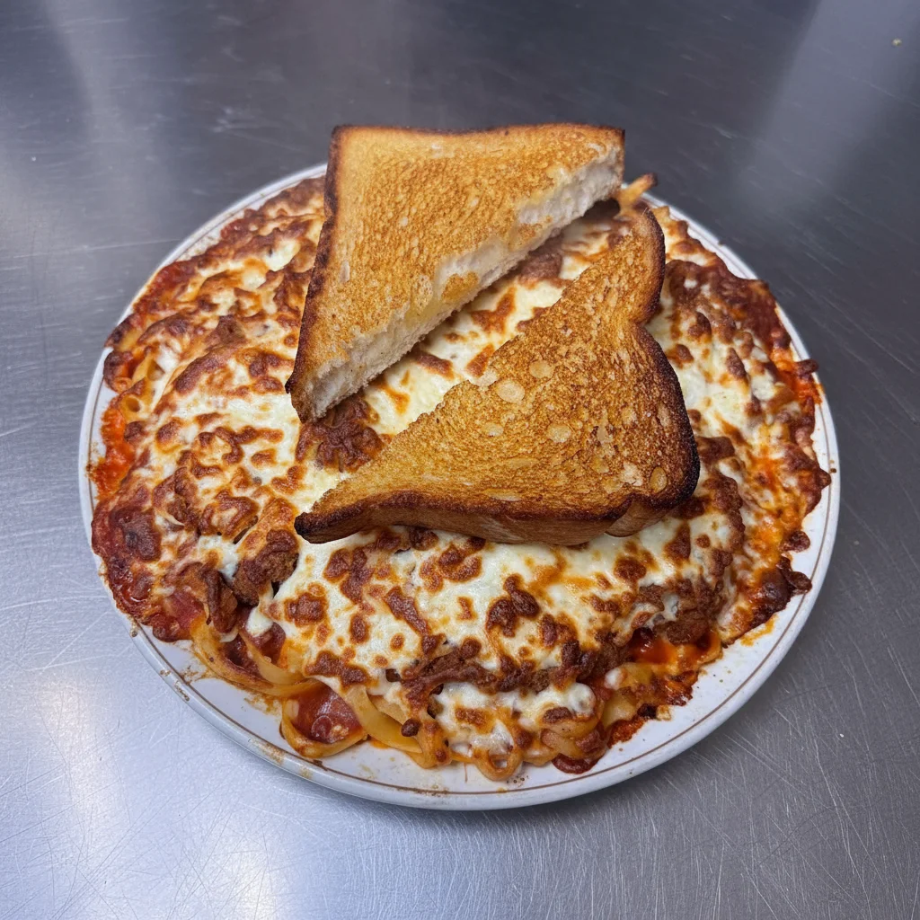 Chicken Parmigiana at Pappa's Family Restaurant & Lounge Edmonton - Breaded chicken with marinara and cheese